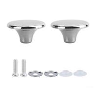 ZMdooreasy Paquete de 2 pomos de acero inoxidable para tapa de olla de repuesto para utensilios de cocina holandeses, accesorio de tapa antioxidante resistente al calor para Le Creuset y Lodge, color