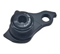ZMdooreasy Percha de cambio de aleación de aluminio para UDH P1.0 P1.5 P1.75, precisión CNC mecanizada caída trasera compatible con bicicletas Trek y SRAM, 65.5 x 39.1 x 26.8 mm (UDH-M12 x P1.75)