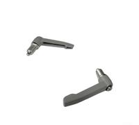 ZMdooreasy Pomo de liberación rápida para ajuste de asiento de bicicleta estática, llave de manillar de aleación de 16 x 21 mm para equipo de fitness, bloqueo de altura, gris, paquete de 2