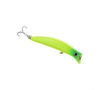 ZMdooreasy Señuelo de pesca Minnow con cuentas de ruido, cuerpo ABS aerodinámico para fundición de agua salada fresca, ojos 3D realistas, diseño con peso en la nariz que apunta a lucios y cigüeñales