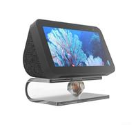 ZMdooreasy Soporte acrílico transparente para Echo Show 5, accesorio para el hogar inteligente transparente con ángulo de visión óptimo, soporte estable para cocina y oficina