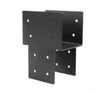 ZMdooreasy Soporte de amarre de tapa de poste de metal para cenador de 4 x 4 pulgadas, postes de madera con interior de 3, 5 x 3 5 pulgadas, para un montaje seguro y estable de estructura al aire