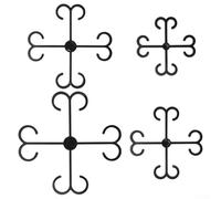 ZMdooreasy Soporte para tallos de plantas con doble gancho para jardinería interior y exterior, soporte de plástico resistente para plantas trepadoras en 4 tamaños para promover un crecimiento