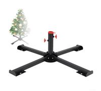 ZMdooreasy Soporte plegable para árbol de Navidad con marco de acero resistente y cierres de tornillo ajustables, proporciona un apoyo seguro para árboles de interior y exterior de hasta 10 pies