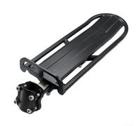ZMdooreasy Soporte trasero ajustable para bicicleta, aleación de aluminio, soporte de carga de liberación rápida, soporte de equipaje para bicicletas de montaña, color negro