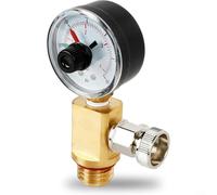 ZMdooreasy Válvula de liberación de aire con control manual para filtros de piscina en latón para proporcionar una regulación eficaz de la presión y protección del equipo