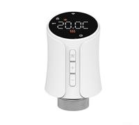 ZMdooreasy Válvula termostática inteligente para radiador ZIGBEE TRV, para control remoto de aplicación TUYA, compatible con voz para ALEXA y para YANDEX Alice, detección de apertura de ventana