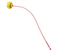 ZMdooreasy Varilla de nivel de aceite del motor con tapa para Renault Clio MK3 Grandtour 2005-2016, herramienta de calibre de plástico ABS amarillo de 32 mm rosca de 53 cm de longitud, pieza de