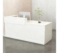 ZMHPLKH Mostrador de recepción mostradores para Tiendas recepciones peluqueria con cajón con Cerradura y Armario de Almacenamiento para Espacios pequeños, Ideal para oficinas, Tiendas y hoteles