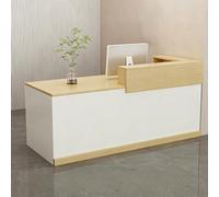 ZMHPLKH Mostrador de recepción mostradores para Tiendas recepciones peluqueria con cajón con Cerradura y Armario de Almacenamiento para Espacios pequeños, Ideal para oficinas, Tiendas y hoteles