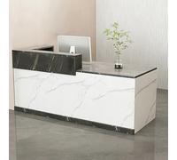 ZMHPLKH Mostrador de recepción mostradores para Tiendas recepciones peluqueria con cajón con Cerradura y Armario de Almacenamiento para Espacios pequeños, Ideal para oficinas, Tiendas y hoteles