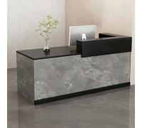 ZMHPLKH Mostrador de recepción mostradores para Tiendas recepciones peluqueria con cajón con Cerradura y Armario de Almacenamiento para Espacios pequeños, Ideal para oficinas, Tiendas y hoteles