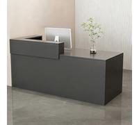 ZMHPLKH Mostrador de recepción mostradores para Tiendas recepciones peluqueria con cajón con Cerradura y Armario de Almacenamiento para Espacios pequeños, Ideal para oficinas, Tiendas y hoteles