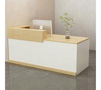 ZMHPLKH Mostrador de recepción mostradores para Tiendas recepciones peluqueria con cajón con Cerradura y Armario de Almacenamiento para Espacios pequeños, Ideal para oficinas, Tiendas y hoteles