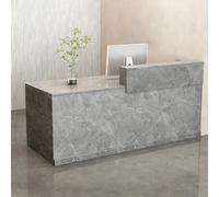 ZMHPLKH Mostrador de recepción mostradores para Tiendas recepciones peluqueria con cajón con Cerradura y Armario de Almacenamiento para Espacios pequeños, Ideal para oficinas, Tiendas y hoteles