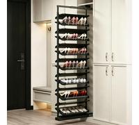 ZMHPLKH Organizador de Zapatos Extraíble y Ajustable con Estantes Modulables y Diseño Escalonado - Zapatero Retráctil para Armarios, Recibidores y Vestidores - Ideal para Familias con Espacios Limitad