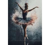 ZMHZMY Pintura por números para adultos, bailarina de ballet, pintura por números para adultos, pintura digital para principiantes, decoración de pared, regalo, 40 x 52 cm