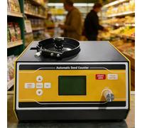ZMJGLL Contador automático de Semillas de Alta Velocidad con LED, Dispositivo eléctrico con microcomputadora para arroz, maíz, Trigo y Soja.
