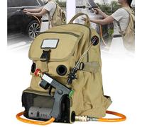 ZMJGLL Hidrolavadora con 1 batería de 2.0 mAh y Manguera de Agua, máquina de Lavado de Metal a Alta presión, Accesorios para automóviles, Patios Exteriores y Pisos.