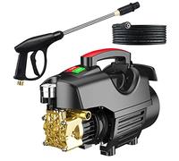 ZMJGLL Hidrolimpiadora eléctrica de 180 Bares, 2000 W de Alta presión con Manguera de 15 m para Limpieza de Coches y hogares, máquina de Limpieza eficiente. (10mLongwatergun)