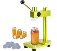 ZMJGLL Máquina cerradora de latas, Herramienta de Sellado Manual con Altura Ajustable 30-170MM, Base Fija, aleación de Aluminio, para 250-700ML, Uso Comercial (Green)