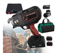 ZMJGLL Máquina de Atado de Barras de Refuerzo 4-45 mm, Máquina automática de Atado de Herramientas de Atado de Barras de Refuerzo con Carrete de 4 alambres, Máquina flejadora de Acero de Refuerzo