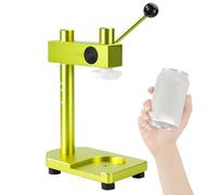 ZMJGLL Máquina de Sellado Manual de latas para Uso doméstico y Comercial, construcción de aleación de Aluminio, para sellar Botellas de Pet, Alimentos enlatados y Bebidas como té con Leche (Green)