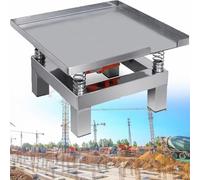 ZMJGLL Mesa vibratoria de hormigón 35x35cm / 50x50cm Banco de Pruebas de vibración Bloque de Prueba Plataforma de vibración de Acero Inoxidable para Eliminar Burbujas (50 * 50cm)