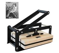 ZMJGLL Prensa Plana, máquina de impresión Manual con Palanca para tipografía, linograbado y Grabado, Ideal para Artistas y Profesionales.