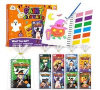 ZMLM Libros de Colorear con Agua para Detalles Cumpleaños niños, Regalos Cumpleaños Colegio invitados, Livros de colorir infantis, Manualidades Niños para 3 a 9 Años (24 Halloween)