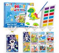 ZMLM Libros de Colorear con Agua para Detalles Cumpleaños niños, Regalos Cumpleaños Colegio invitados Juguetes, Livros de colorir infantis Manualidades Niños para 3 a 9 Años (24 Niños)