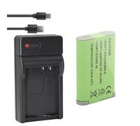 ZMLMAJJ Batería Y Cargador NB-12L De 1910 MAh: Compatible con Canon PowerShot G1 X Mark II, PowerShot N100 Y VIXIA Mini X.(1 Battery 1 Charger)