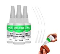 ZMMQ Welding High-strength Oily Glue, Uniglue Universal Super Glue, All Purpose Super Glue Extra Strength, Strong Plastic Glue, Strong Instant Glue For Resin Ceramic Metal Glass (50G-3PCS)