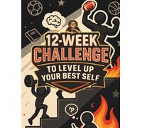 ZMODE Level Up Challenge: 12-Week Off-Season Sports Journal for Kids: Mindset Training, Workouts, Puzzles, Badges & Reward System (Ages 5-15)