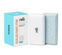 ZMOI Piedra pómez de siliglás 2 en 1 para pies, manos, rodillas y codos, removedor de piel muerta y callos, exfoliante natural para parches ásperos, duros y secos, fabricado en España (color verde