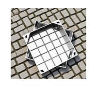 ZMQU 304 Stainless Steel Square Manhole Cover with Base
