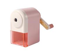 ZMREN Sacapuntas manual, Sacapuntas de Escritorio, Afilador de Lápices Portátil para Estudiantes Niños (6.9-8 mm) - Rosa