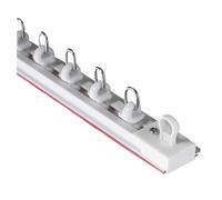 ZMTGLTG Juego De Riel For Cortina Sin Perforaciones, Gancho Deslizante Adhesivo, Silencioso Y Suave, Adecuado For Sala De Estar Y Dormitorio.(Top Mount,190cm)