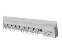 ZMTGLTG Juego De Riel For Cortina Sin Perforaciones, Gancho Deslizante Adhesivo, Silencioso Y Suave, Adecuado For Sala De Estar Y Dormitorio.(Side Mount,180cm)