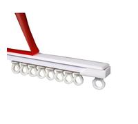 ZMTGLTG Riel De Cortina Sin Perforaciones, Barra De Cortina Deslizante Silenciosa Adhesiva, Barra De Techo Montada En La Parte Superior For Decoración del Hogar(90cm)