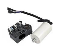 ZMYOZDO Arrancador de compresor TY-QZ-108 relé Protector de sobrecarga/sobrecalentamiento/Capacidad de 3uf/4uf/5uf para Haier para refrigerador(4UF Set)