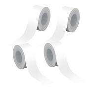 ZMZaoan 4 rollos de cinta de etiquetas adecuada para la mayoría de impresoras de etiquetas - Etiquetas Térmicas Adhesivas Resistente al Agua, Nombre, Fecha y Precio (15mmx4m)