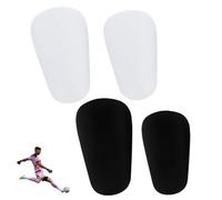 ZMZaoan 4pcs Mini Football Shin Pads, 3.15x1.97 Inch Extra Mini Shin Guards - Mini Espinilleras Fútbol para Men Women Boys Girls, Espinilleras Pequeñas de Protección
