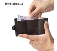 ZNAP Slim Wallet 12 Tarjetera monedero 8,9 x 1,8 x 6,3 cm (largo x grueso x ancho) protección RFID Slimpuro