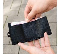 ZNAP Slim Wallet 12 Tarjetera monedero 8,9 x 1,8 x 6,3 cm (largo x grueso x ancho) protección RFID Slimpuro