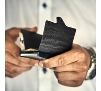 ZNAP Slim Wallet 8 billetera delgada 8 tarjetas y compartimento para monedas 8,9 x 1,5 x 6,3 cm (ancho x grueso x largo) Protección RFID Slimpuro