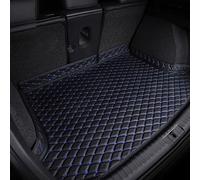 ZNCJY Funda De Maletero De Coche para Renault Clio 2019 2020 2021 2022 2023 2024 2025, Cuero Antislip Alfombrillas para Maletero, Proteccion Interiores Accesorios Coche,Black+Blue
