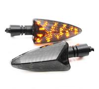 Zndtonone 2 indicadores de señal de giro para Triumph. Daytona 675 Tiger 800 1050 Speed Triple Street Triple Motocicleta Luces LED intermitentes delanteras o traseras 1 par