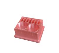 Znet3D - Soporte para frascos y botellas de gotas para los ojos, capacidad para 7 viales y 2 botellas, color rosa