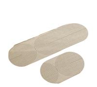 ZNJAMN Alfombra de Cocina súper Absorbente diatomita, Alfombra Antideslizante, cómoda Lavable elíptica/Alargada for Baño para Cocina(Color 2,40X120CM)
